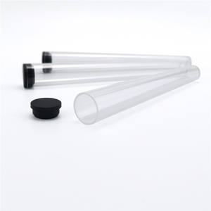 Custom <b>Clear</b> Pre Rolling Paper Cone Tube Packaging Plastic Tube <b>Container</b> - Product Image 2