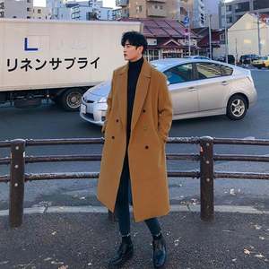 Veste coupe-vent pour homme, double boutonnage, longue veste coupe-vent, vêtement d'extérieur, veste homme - Product Image 3