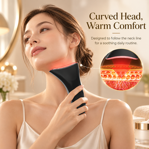 Masseur pour le cou, 4 modes, chaleur confortable, appareil ergonomique pour le soin du visage et du cou - Product Image 1