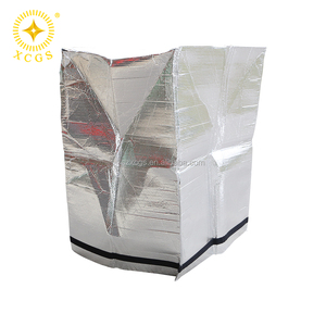 Couvertures de palettes à bulles <span class=keywords><strong>m</strong></span>étallisées réutilisables et étanches à l'eau en feuille d'aluminium Couvertures de palettes isolées - Product Image 4