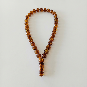 Tasbih artisanal en résine époxy, thème ange, technique de moulage, perles de prière islamiques, chapelet musulman, Dhikr, cadeau religieux élégant - Product Image 1