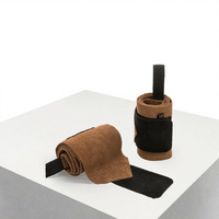 Attelle de poignet sportive en cuir respirant pour l'haltérophilie, l'entraînement, les pompes, absorbant la transpiration, protection pour soulevé de terre, fitness