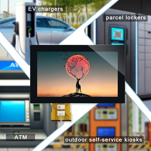 7 10 15 15.6 Inch Waterproof Touch Screen HMI for <strong>Raspberry</strong> <strong>Pi</strong> Sunlight Readable Outdoor <strong>Monitor</strong> LCD Display Panel Touch Module - Product Image 1