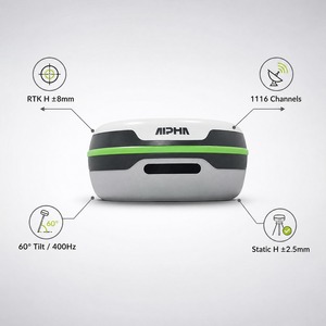 Alpha 5i, Receptor GNSS RTK Portátil, 780g, Batería de 25H, 1116 Canales, Radio 4G LTE, GPS, BDS, GLONASS, Galileo, IP67, -30~+70 - Product Image 3