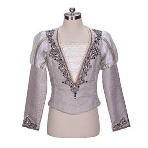 Túnica de <span class=keywords><strong>Bailarina</strong></span> con Mangas Largas Abullonadas, Hecha a Medida, Variación Masculina del <span class=keywords><strong>Cascanueces</strong></span>, Disfraces de Ballet para Hombre - Product Image 1