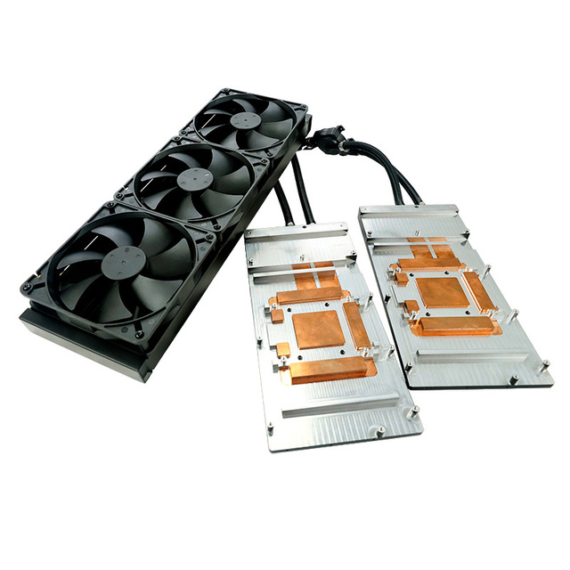 Custom AI Server GPU Liquid Cooling Solution 4U GPU Water Cooling for 5090 Graphics Card Servers