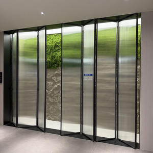 דלתות מתקפלות מזכוכית לחדר מגורים ומטבח, מחיצה מתקפלת, דלתות כניסה לפטיו, בידוד פנים של וילה - Product Image 1
