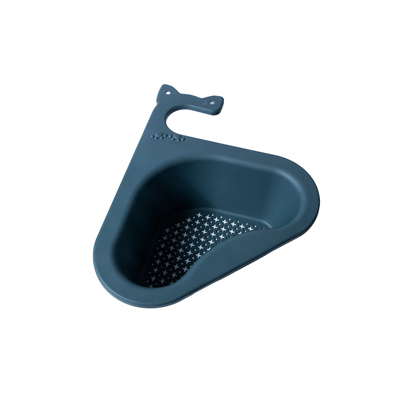 Blue cat ear drain basket