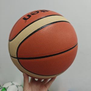 Ballon de basketball modèle GG7X, taille 7, en cuir PU imperméable, pour entraînement professionnel et matchs, logo personnalisé, vente directe usine - Product Image 1