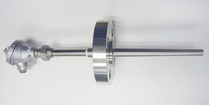 Customized Industrial Stainless Steel Thermometer RTD Thermistor Sensor with Protection Tube - Product Image 6