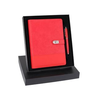 Custom Print Premium PU Leather Cover Notebook <b>A4</b> A5 A6 Journal <b>Diary</b> Sales Promotion Pen Gift Notebook Set - Product Image 5
