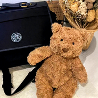 Jellycatt Nouvelle Peluche Ours Thème Barcelone Super Mignonne de Haute Qualité Rembourrée en Coton PP, Jouet de Confort pour Bébé
