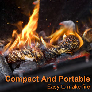 Fire Igniter Firewood and Firearms Fast Ignition Wood Kindling <strong>Firestarter</strong> Wood Wool Fire Starter for Camping Outdoor <strong>BBQ</strong> - Product Image 4