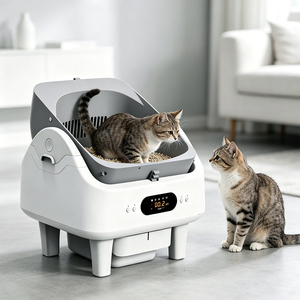 กระบะทรายแมวไฟฟ้าคุณภาพสูง Katzentoilette พร้อมเซ็นเซอร์ป้องกันการหนีบ สำหรับลูกแมวและแมวโต - Product Image 1