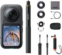 Paquete Insta360 X6 - Cámara Deportiva 360° Resistente al Agua 8K con Sensor de 1/1.1" para Grabación