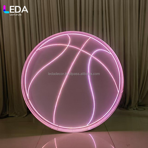 Lettres lumineuses LEDA personnalisées en métal coloré pour football, basketball, marquise, grandes lettres lumineuses pour la décoration de mariage, de fête et d'événements - Product Image 2