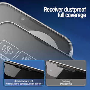 ฟิล์มกระจกนิรภัยแบบกันรอยพิมพ์ลายไหมสำหรับ iPhone 11 12 13 14 15/16 17 18 Pro Max - Product Image 3
