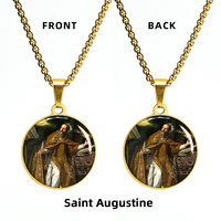 Collier pendentif Saint-Auguste en gros pour les activités religieuses