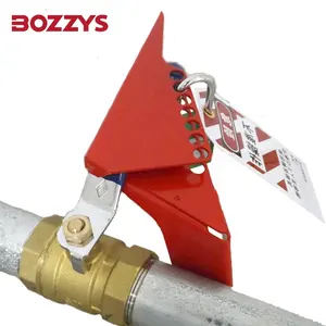 BOZZYS硬化钢楔形式标准球阀锁定件，用于难以触及的管道