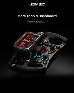 Simagic <span class=keywords><strong>Zeus</strong></span> Formula พวงมาลัยอะลูมิเนียมแบบมีสายพร้อมอะแดปเตอร์ MagicDash4 & maglink Pro F1จำลองการแข่งรถสำหรับพีซี - Product Image 6