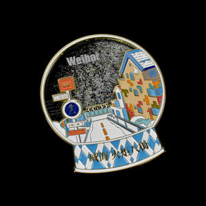 Villes touristiques de renommée mondiale aimants de réfrigérateur en métal aimants de réfrigérateur Souvenir adaptés aux cadeaux de <span class=keywords><strong>voyage</strong></span> - Product Image 1