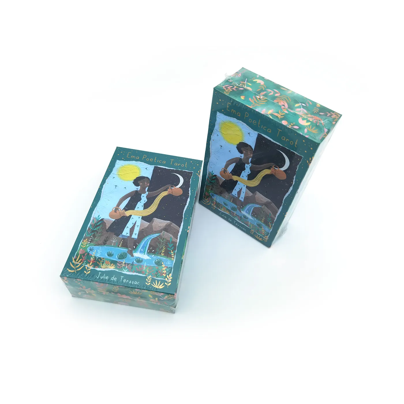 Tarot Cards Manufacturer Provide Free Sample Custom High Quality Print Ema Poetica Tarot Cards With Gold Foil And Box