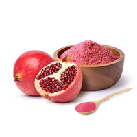 Poudre de jus de grenade lyophilisée naturelle de qualité alimentaire, soluble dans l'eau, extrait de fruit de grenade en fût pour complément alimentaire et boisson