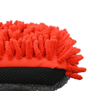 Guante de microfibra para limpieza de autos, forro polar coral, chenilla, para detallado automotriz, hecho a medida - Product Image 1