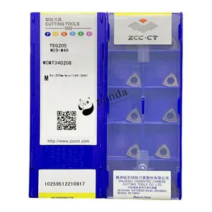 ZCC WCMT YBG205 WCMT040208 Carbide Inserts CNC Turning Tool Lathe Cutter Tools