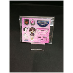 Personnalisé Populaire Aigue-Marine Japandi Présentoir Décontracté Piédestal Petit Acrylique Stand Figure pour Anniversaire en Vrac - Product Image 4