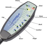 Télécommande manuelle pour fauteuil inclinable électrique de massage avec chaleur et vibrations pour canapé