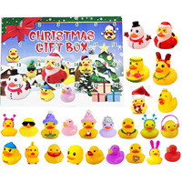 Calendrier de l'Avent 2026 : Boîte Mystère de Modèles de Canardons en Plastique avec Emballage en Boîte Couleur – Coffret Cadeau Compte à Rebours de Noël