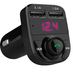 다기능 새로운 steero 라디오 자동차 키트 더블 USB 충전기 설정 fm 송신기 오디오 mp3 usb 플레이어 자동차 mp3 플레이어 x8