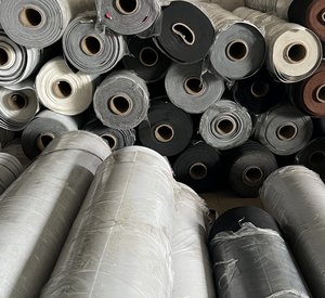 Rexine Stocklot araba koltuğu fiyat Pvc stok Lot satış sentetik ucuz malzeme malzemeleri Rexine deri - Product Image 2