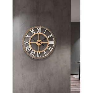 Reloj de Pared Europeo Moderno con Diseño de <span class=keywords><strong>Mapa</strong></span> Creativo, Reloj de Pared Grande de Madera Artesanal, Reloj de Pared Contemporáneo para Colgar - Product Image 5