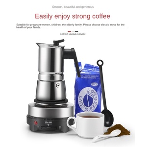<span class=keywords><strong>Estufa</strong></span> eléctrica pequeña multifuncional para té Mocha, calefacción de café, uso doméstico portátil, elemento calefactor de bobina, revestimiento antiadherente - Product Image 2