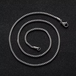 Chaîne en acier inoxydable de 2 mm, bijoux hip-hop avec chaîne en acier inoxydable plaqué sous vide, chaîne de clavicule Tanjing Fashion - Product Image 2