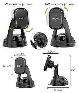 C72 4 pz N50 magneti per telefono <span class=keywords><strong>cellulare</strong></span> con supporto universale a <span class=keywords><strong>ventosa</strong></span> Mini magnetico per telefono <span class=keywords><strong>cellulare</strong></span> - Product Image 4