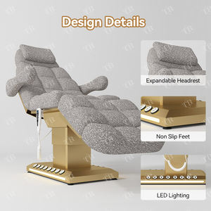 Nouveau Lit de Beauté Esthétique Inclinable Turri, Table de Soin Électrique pour Spa, Lit de Massage Facial Camilla Masaje - Product Image 5