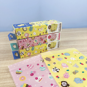 Nuevas bolsas de sellado favoritas, bolsas Ziplock de dibujos animados bonitos impresas personalizadas, sello seguro de colores vibrantes para embalaje de alimentos, bolsa Ziplock de plástico - Product Image 1