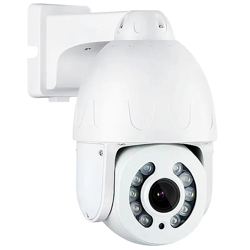 Seetong Caméra de vidéosurveillance POE HD dôme IR 5.0 mégapixels 4X Zoom PTZ