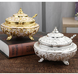 Nuevo azucarero con tapa abatible 2026, estilo europeo y americano de lujo ligero, azucarero retro de alta gama - Product Image 6