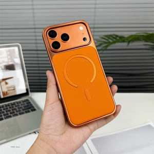 เคสแม่เหล็กแบบด้านกึ่งโปร่งแสงสำหรับ iPhone 17 16 15, เคสแปลงเลนส์ใหญ่สำหรับ iPhone 12 Pro ถึง 18 Pro Max - Product Image 5