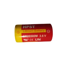 D3.6V ER34615M แบตเตอรี่ลิเธียมแบตเตอรี่ลิเธียม thionyl chloride Li/SOCI2 แก๊สเมตรแบตเตอรี่ลิเธียม 14Ah อายุการใช้งานยาวนานแบตเตอรี่หลัก