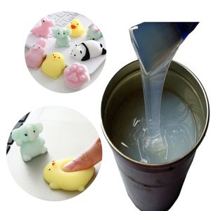 Silicona súper suave Squishy Silicona RTV2 Pinch Liquid Silicone Rubber Taba Squishy Gel para DIY Squeeze Cute Toys - Product Image 6