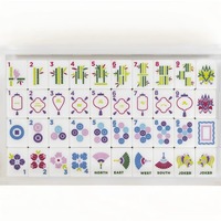 Jeu de Mahjong Américain Classique en Écaille de Tortue, Luxe Moderne, Pliable et Portable, Tuiles en Acrylique pour Jeux de Casino