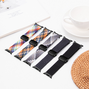 Chungming nouveau Sport Nylon pas d'écart tissu magnétique tressé Sport sangle bande pour <span class=keywords><strong>Samsung</strong></span> <span class=keywords><strong>Galaxy</strong></span> <span class=keywords><strong>Watch</strong></span> 8 classique <span class=keywords><strong>46</strong></span> <span class=keywords><strong>mm</strong></span> 40mm 44mm - Product Image 1