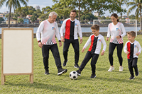 V Yaka Polyester Erkek Uzun Kollu Futbol Forması, İsim ve Numara Baskısı ve Toplu Siparişler için Futbol Takım Kıyafeti