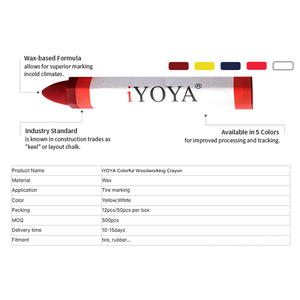 Подгонянный Многофункциональный Водонепроницаемый Флуоресцентный Красный мелок для промышленных деревянных камней металлический маркировочный мелок - Product Image 6