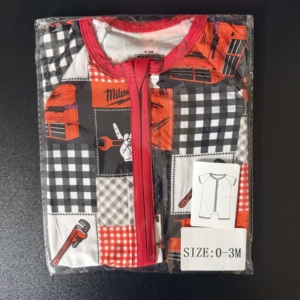 RTS Gizem Kutusu Bambu Kıyafetler Tulum Uyku Tulumu Rastgele Karakter Baskılı Bebek Çocuklar İçin Kör Kutu Karakter Bambu Pijamalar ZIPPY - Product Image 4